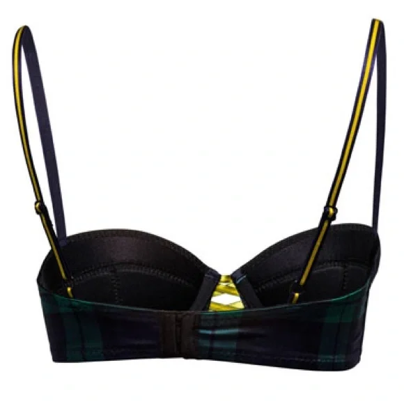 Puma x Fenty by Rihanna plaid satin bra - Picture 6 of 14